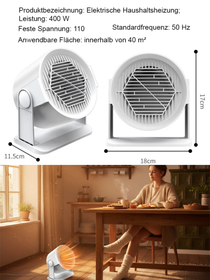 Wunderheizung für Zuhause🌟In nur 2 Sekunden können Sie einen Raum von 100 Quadratmetern auf 26 Grad heizen🌟 Selbst bei einer kontinuierlichen Nutzung von einer Woche betragen die Stromkosten nur 1 Euro🌟Mit 10 Jahren kostenloser Originalreparaturservice