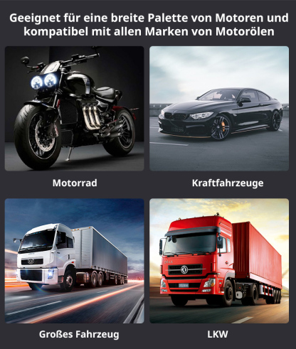 Verwendung für 1 Monat kann die Lebensdauer des Motors um 20 Jahre verlängern ✨ Bei einer Fahrleistung von 100.000 Kilometern können jährlich mehr als 2.000 Euro Kraftstoffkosten eingespart werden ✨ Nach der Anwendung reduziert sich das Motorgeräusch um 2