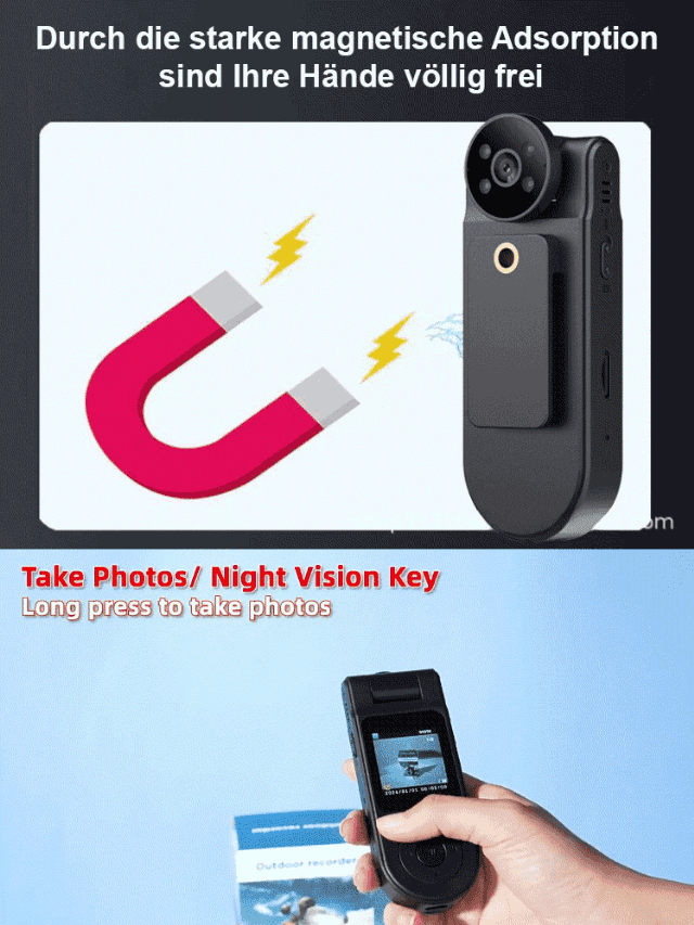Selbst bei einem Stromausfall kann es den ganzen Tag lang weiter aufzeichnen. 🌟 In Kombination mit dem selbst entwickelten Starlight-CMOS und der Infrarot-Aufhellungstechnologie kann es auch in völliger Dunkelheit klare Aufnahmen machen. 🌟