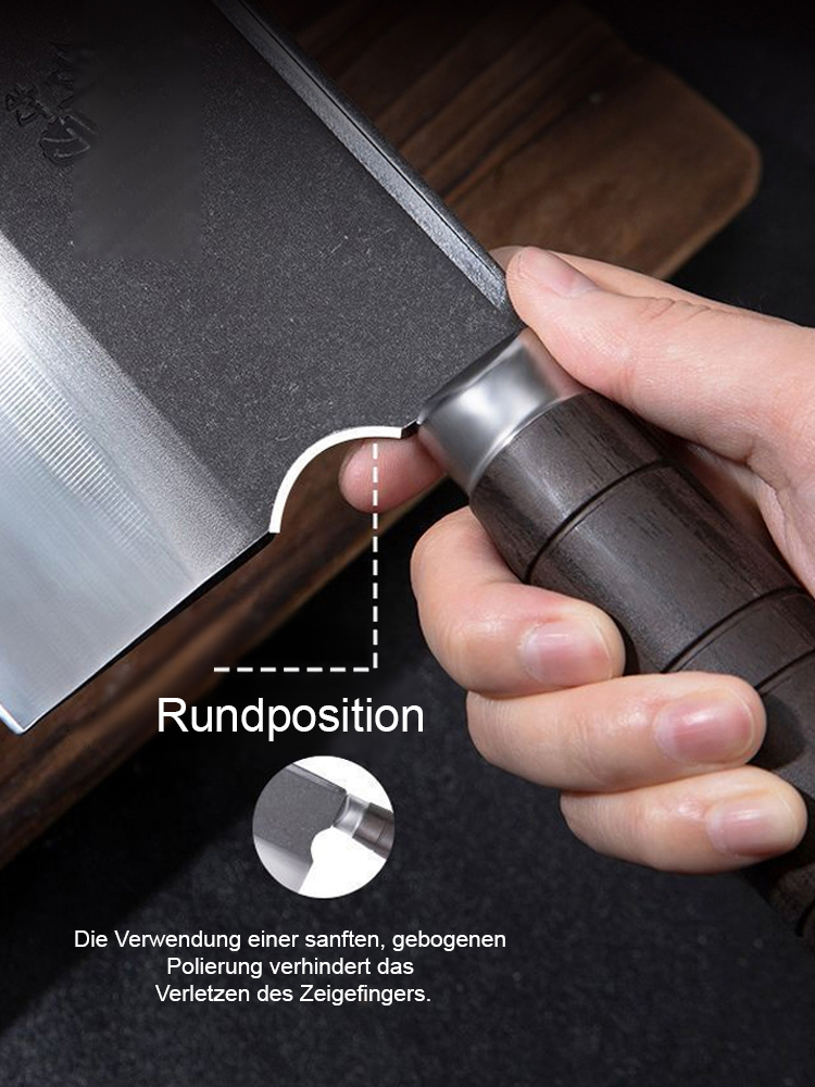 Solinger Schmiedemesserfamilie🌟Jahrhunderte alte geschmiedete Kugellagerstahlmesser🌟Verwendet Kugellagerstahl-Schmiedetechnologie🌟Jedes Messer durchläuft 63 präzise Schmiedeprozesse🌟Nach 10.000 Schnitten bleibt es scharf🌟