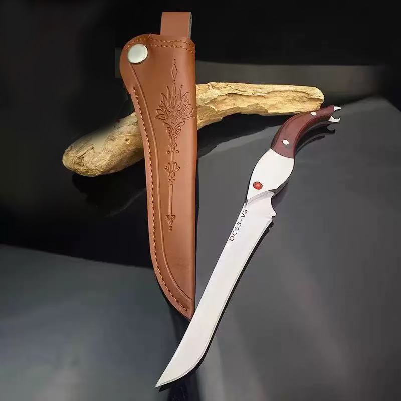 Solinger Messer🌟Eine Klinge aus Solingen, die 50 Jahre hält und nicht bricht🌟Jede Klinge wird 72 Mal geschmiedet🌟Schneidet 10.000 Mal durch Knochen und Fleisch ohne zu reißen🌟