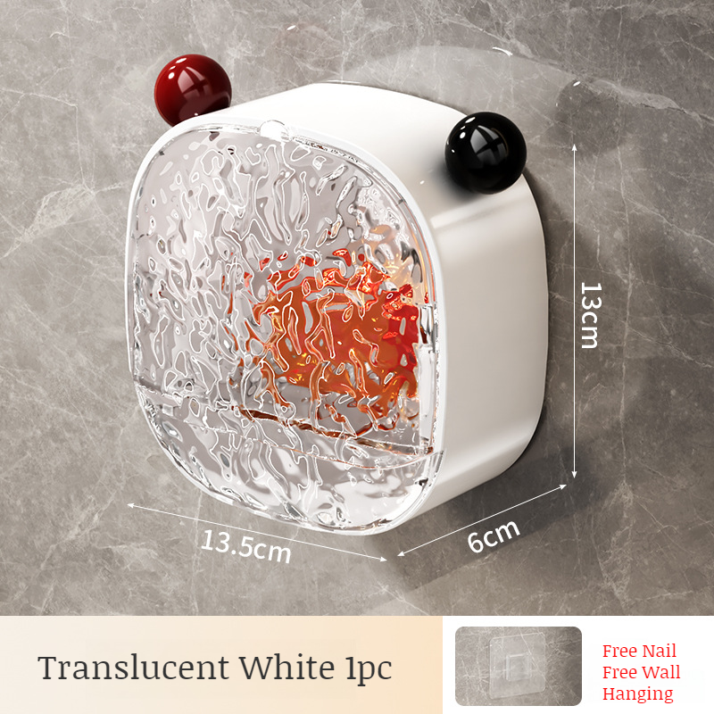 Bear free wall mounted soap box bathroom storage box soap shelf leaching sink home box