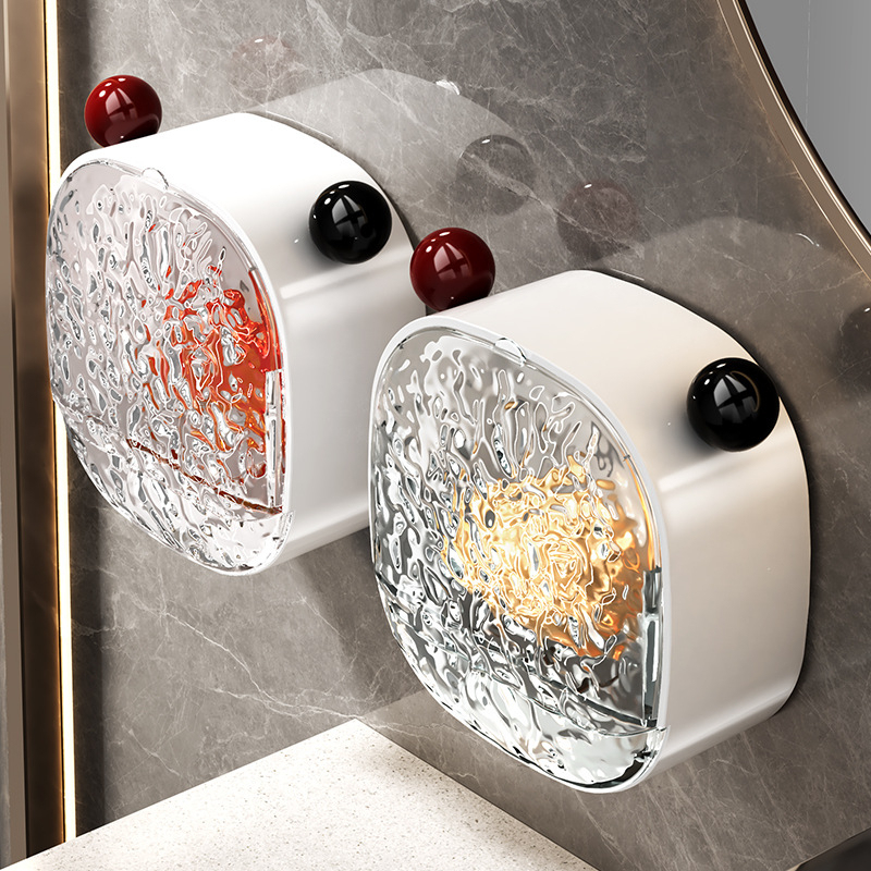 Bear free wall mounted soap box bathroom storage box soap shelf leaching sink home box