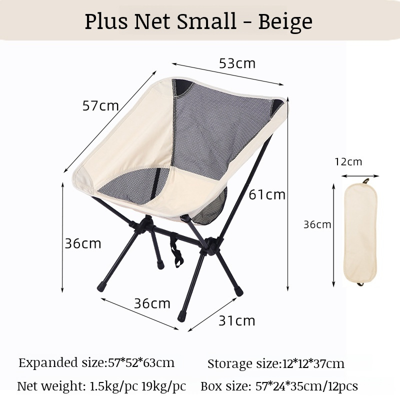 Portable Space Folding Chair Outdoor Beach Chair Fishing Table and Chairs Camping Folding Chair