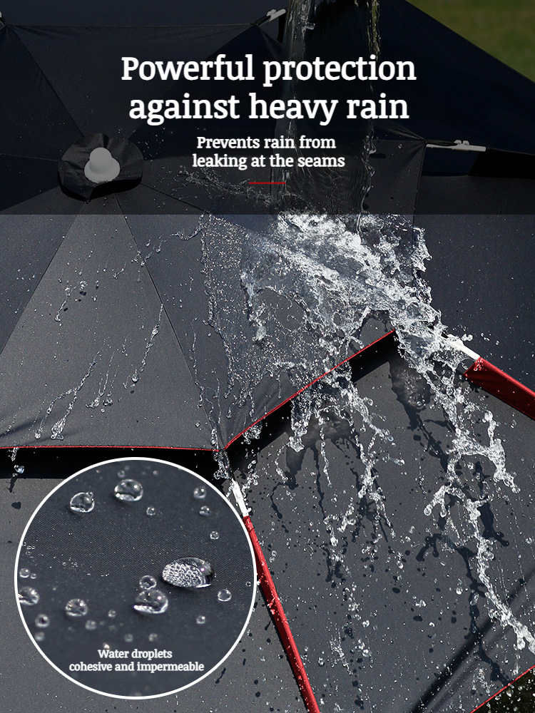 Fish Umbrella Folding Umbrella Rain Umbrella Fishing Umbrella Windproof Plug Windproof Solid Camping