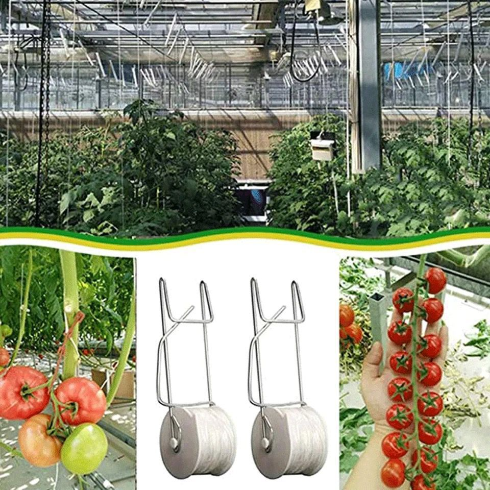 Cherry Tomato Hooks Roller Greenhouse Tomato Grid Hooks Hooks Greenhouse Cherry Tomato Grid Hooks