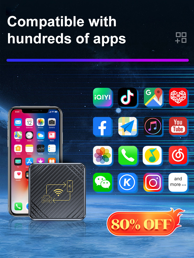 【Japan sold 100,000 units in three days】✨CarPlay AI Box co-developed by the American Broadcasting Company✨For the price of a single breakfast. Only 88 left in stock.