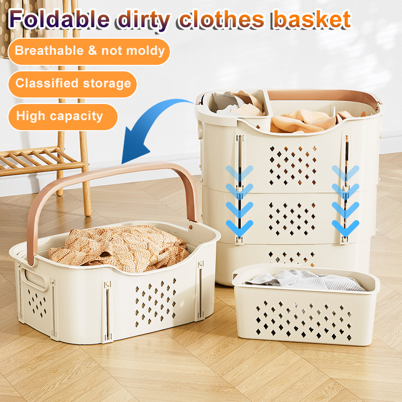Multilayer largecapacity clothing storage basket