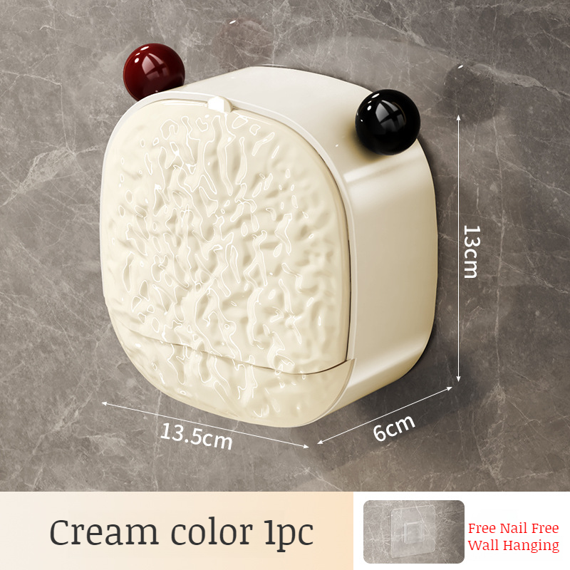 Bear free wall mounted soap box bathroom storage box soap shelf leaching sink home box