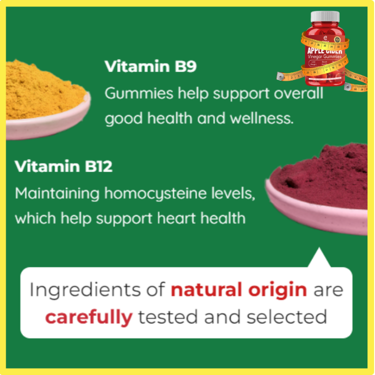 100% Pure Vegan Apple Cider Vinegar Gummies【⚡Buy 2 Get 1 Free- Limited Time Sale 🔥】-GLUTIONE