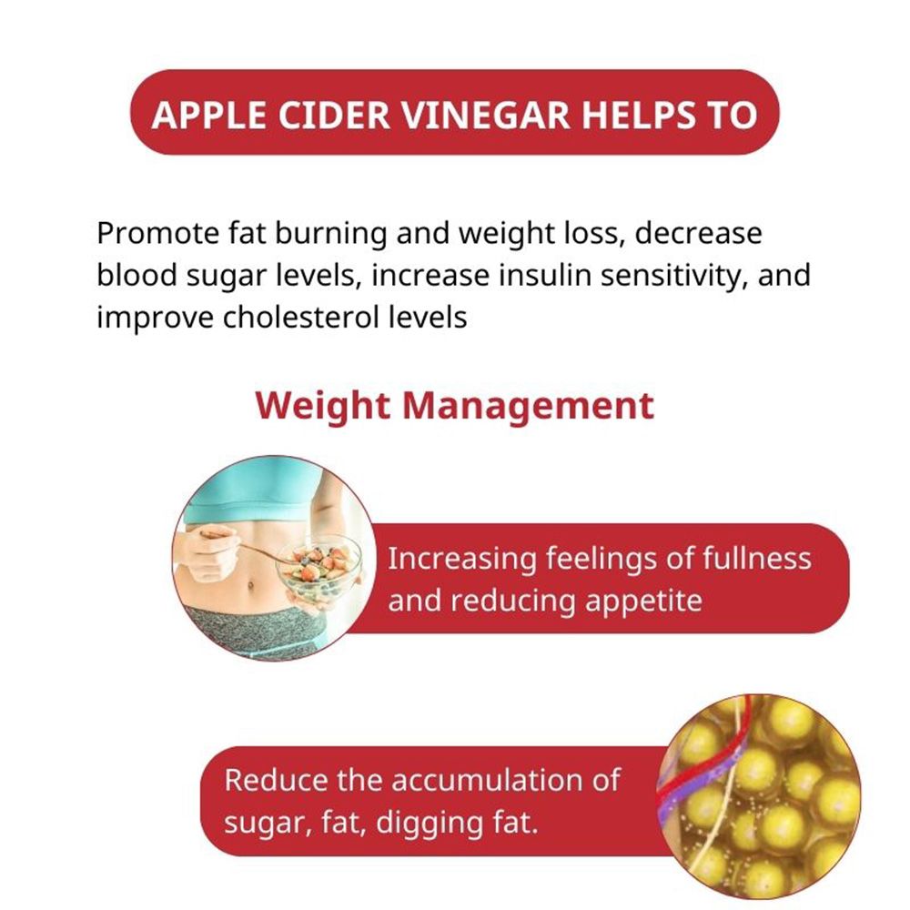 100% Pure Vegan Apple Cider Vinegar Gummies【⚡Buy 2 Get 1 Free- Limited Time Sale 🔥】-GLUTIONE