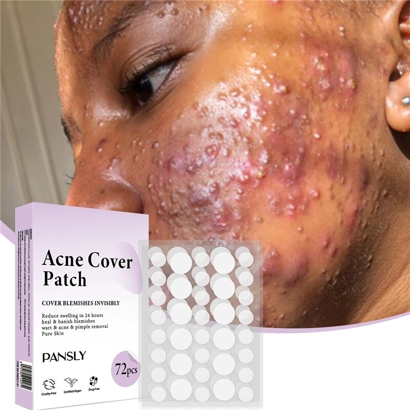 72 Pcs Invisible Healing  Face Acne Cover Patches-GLUTIONE