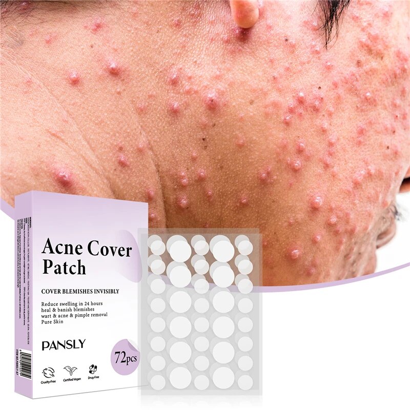 72 Pcs Invisible Healing  Face Acne Cover Patches-GLUTIONE
