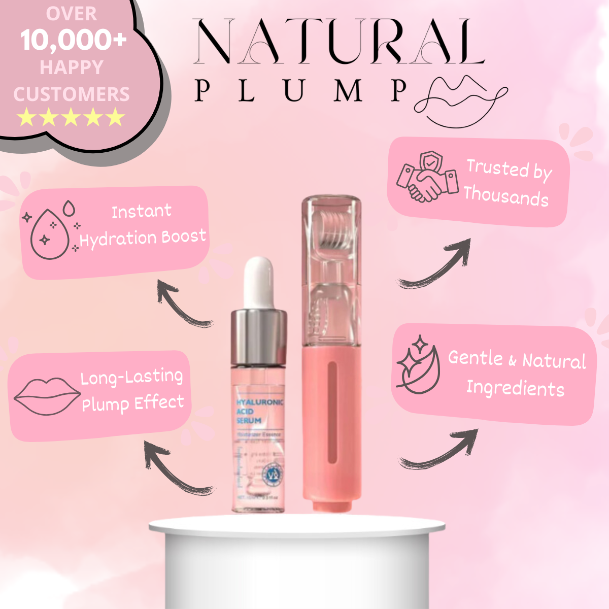 Natural Plump Roller Kit