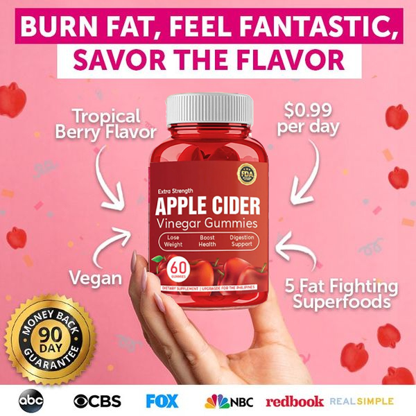 100% Pure Vegan Apple Cider Vinegar Gummies【⚡Buy 2 Get 1 Free- Limited Time Sale 🔥】-GLUTIONE