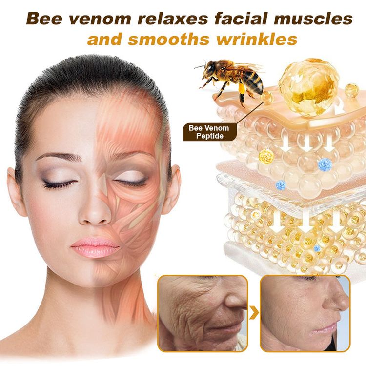 🔥 Bee Venom facial cream gently moisturizes and cares for soft skin