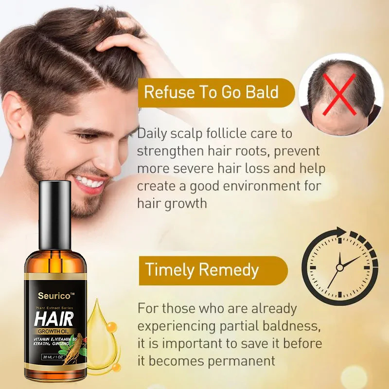 Seurico™ Rapid Hair Growth Serum - Rejuvenate your hair with our proven product!  (28478 Reviews)
