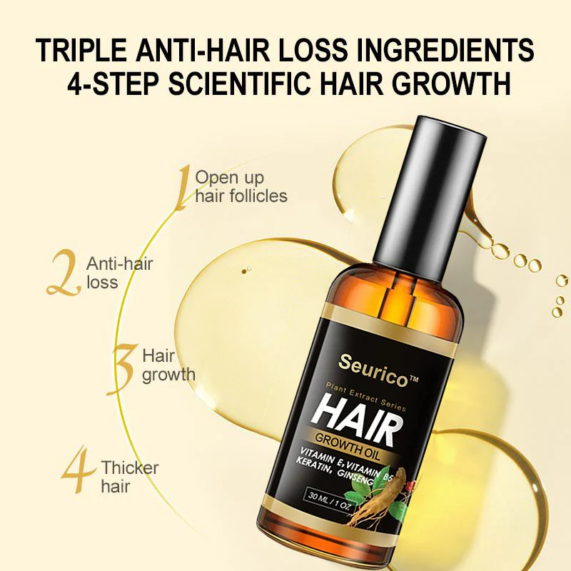Seurico™ Rapid Hair Growth Serum - Rejuvenate your hair with our proven product!  (28478 Reviews)
