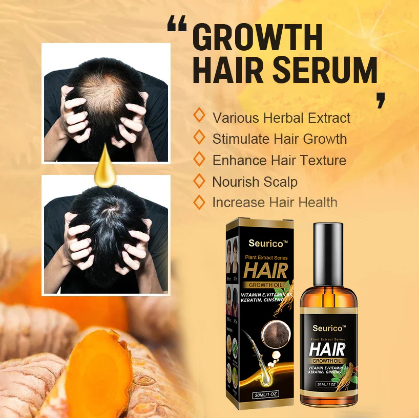 Seurico™ Rapid Hair Growth Serum - Rejuvenate your hair with our proven product!  (28478 Reviews)