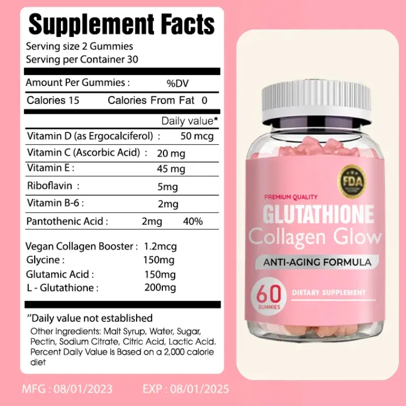 Glutathione Collagen Glow Gummies【⚡Buy 2 Get 1 Free & Limited Time Sale 🔥】-GLUTIONE