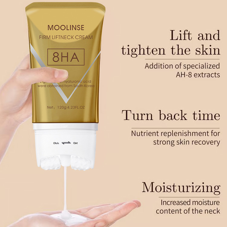 Neck Roller Cream-Lighten neck lines. Firming neck skin. Eliminate double chin - Look 10 years younger