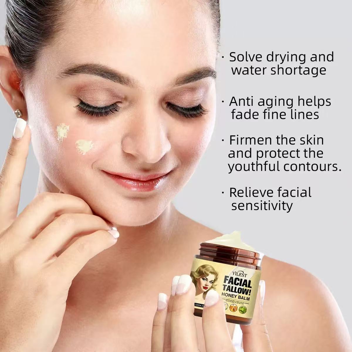 Facial Tallow Honey Balm Rejuvenation Face Cream