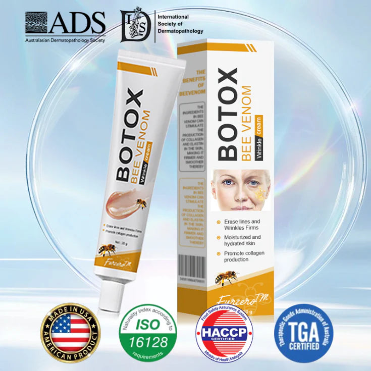 👨‍⚕️ Made and Shipped from US✅  Botox Bee Venom Wrinkle Removal Cream- LAST DAY 80% OFF