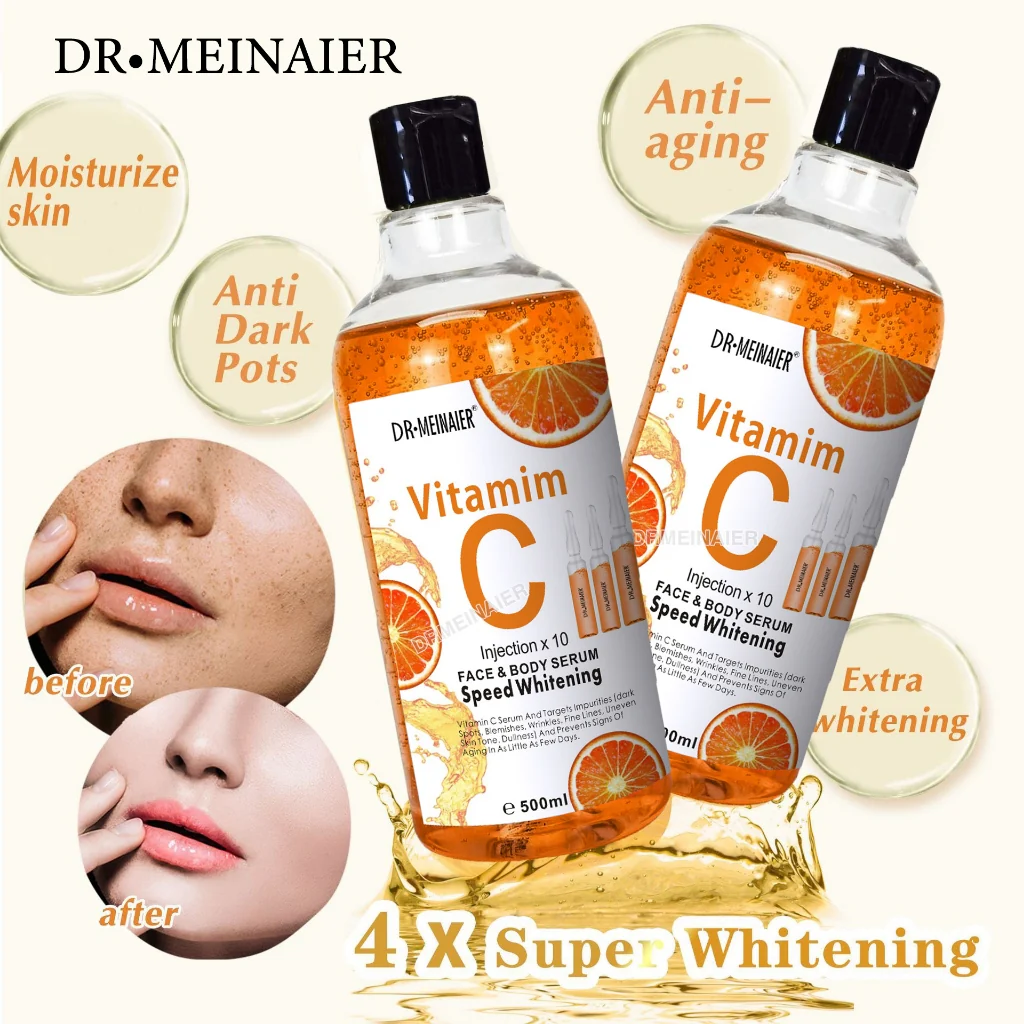 Dr Meinaier Vitamin C x 10 Speed Whitening Serum Face & Body 【500ml】