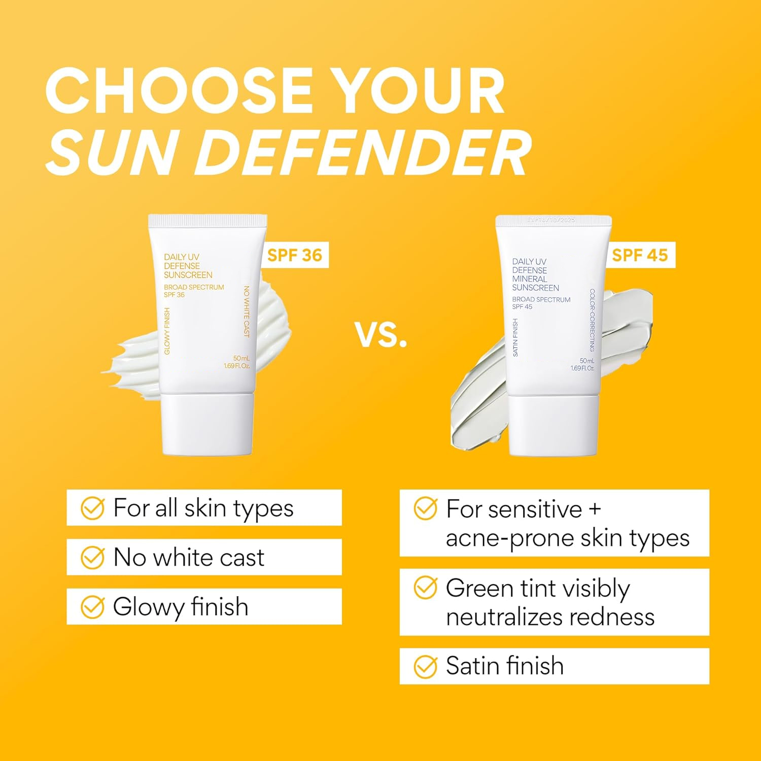 Daily UV Defense Sunscreen Broad Spectrum SPF 36 Face Lotion
