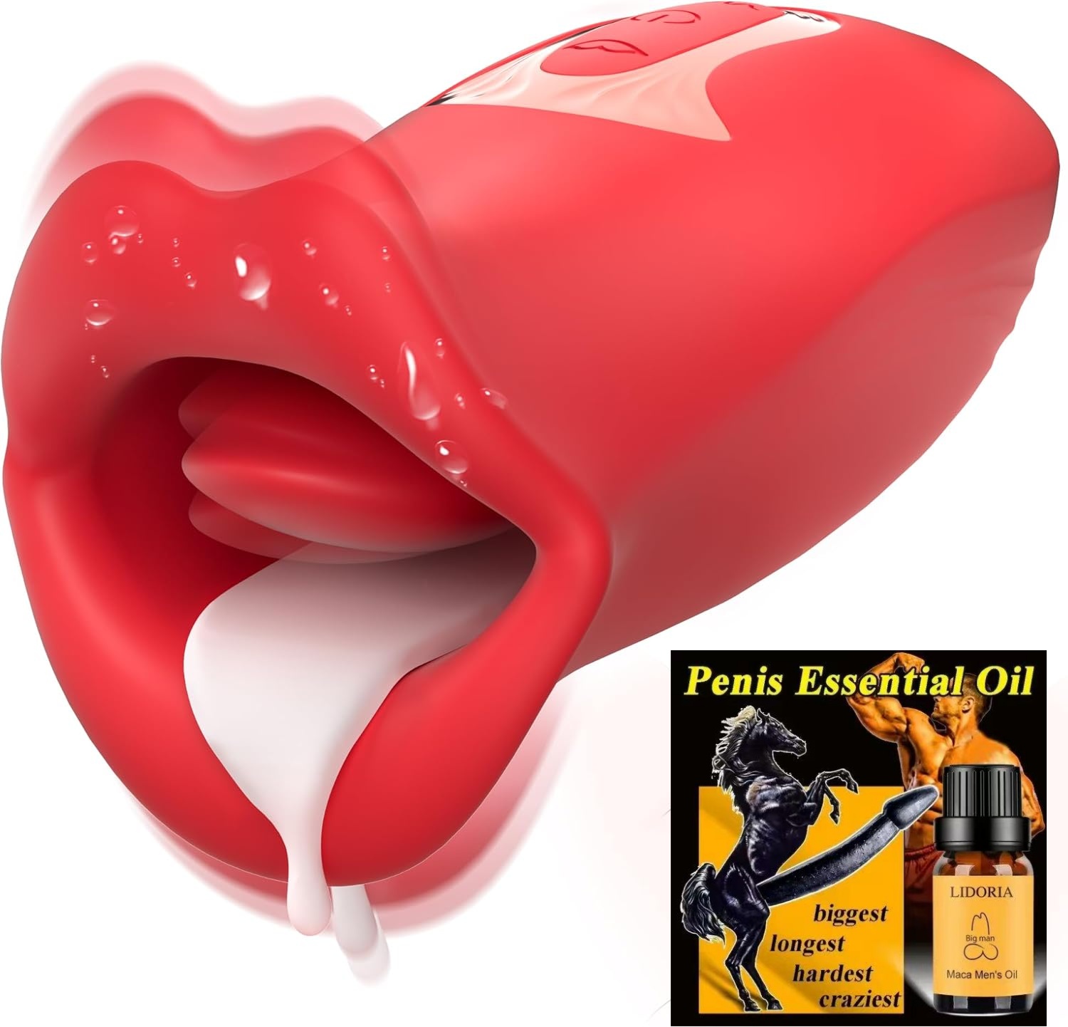 💥💥Sent-New Product Promotion-50% Discount-💋Red Lips and Weird Tongue