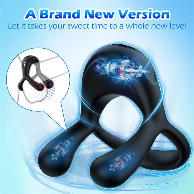 🎁2023 latest explosion low price 49%OFF💥💥-Cock Penis Growth Timelapse Vibrating Ring😍🎀