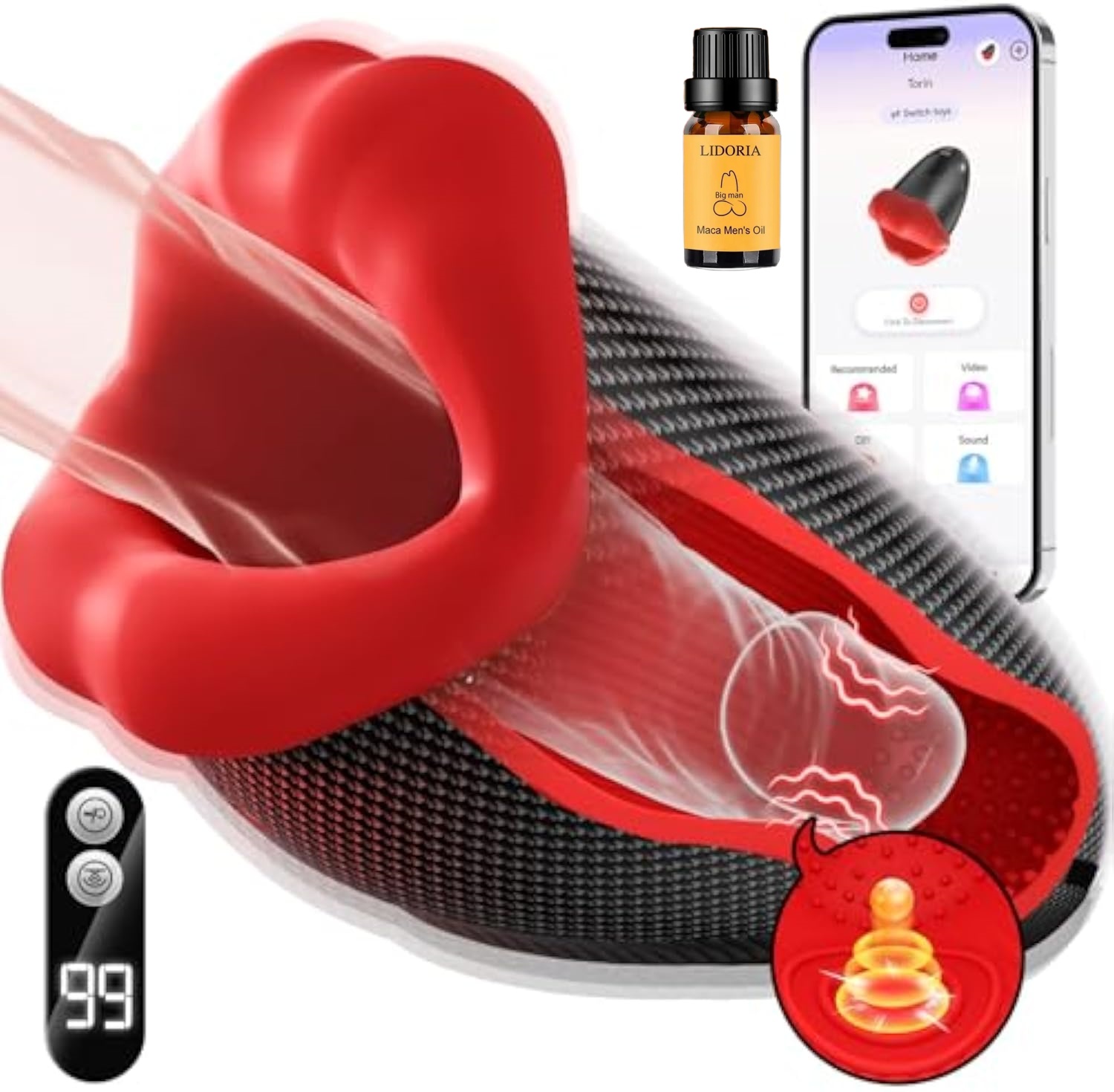 💥💥Our latest research and development of a powerful artifact - Deepthroat penis trainer💪😍