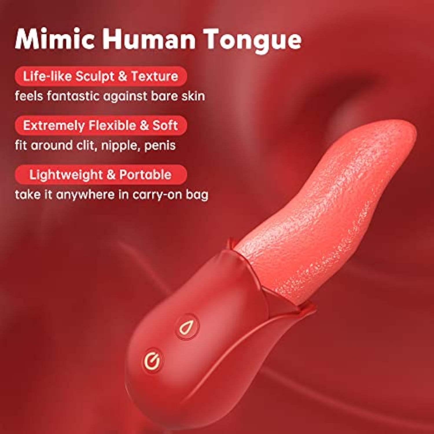 💥💥This Month's New Products Big Price Drop Oral Sex Clitoris Vibrator - Wet Tongue 👅