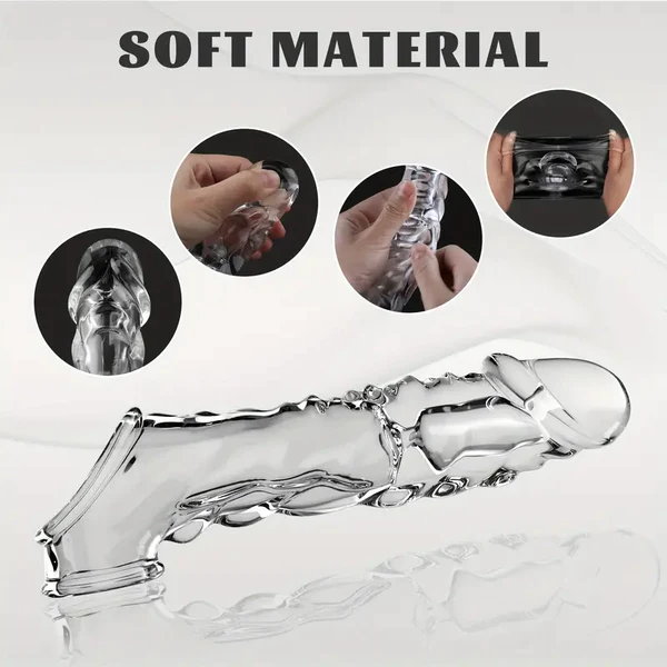 💖Reusable penis extension vibrator😍God of war seven times a night