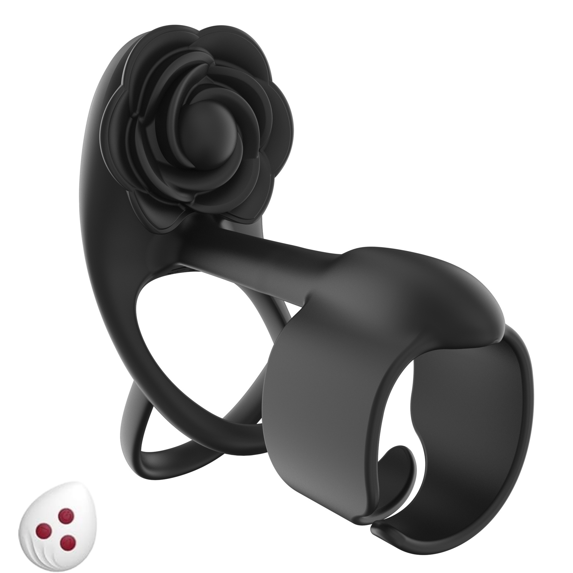 💕🎁New Product Promotion This Month 48% Discount -🌹 3 in 1 Sheehy Rose Vibrating Cock Ring