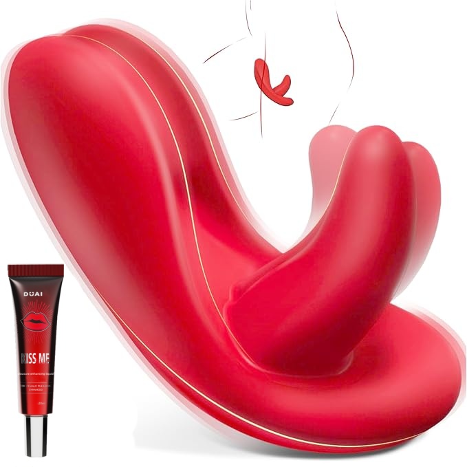 💥Red Tongue - 25 years of new product best-selling list, 👑360° stimulation of G-spot, clitoris and nipples