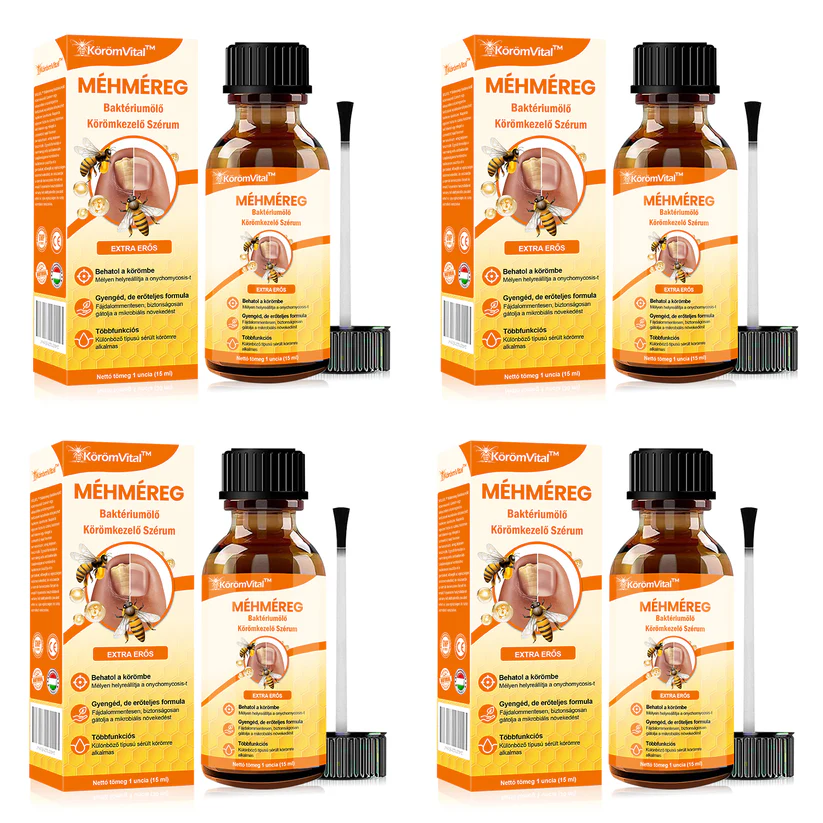 💝[✨Hivatalos Márkabolt✨] KörömVital™ Méhméreg Baktériumölő Körömkezelő Szérum
