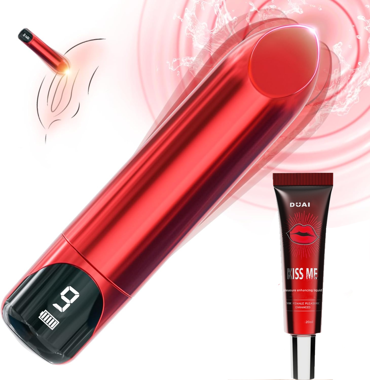 💥The most popular upgraded hidden ten-frequency vibration-💋vibrating lipstick