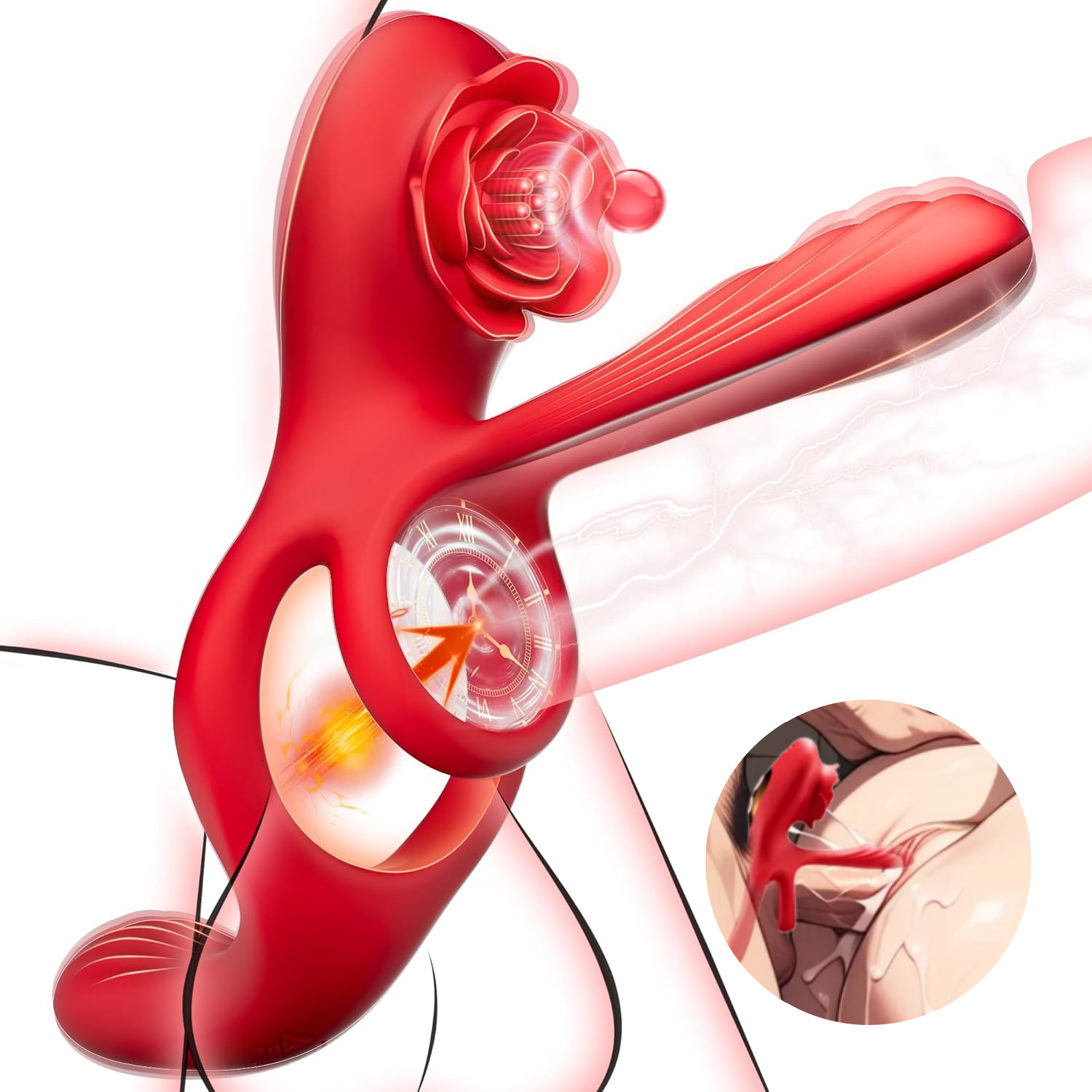 💥2025 Special Launch of Couple Supreme Edition - 4 in 1 - 🔞Rose Armor