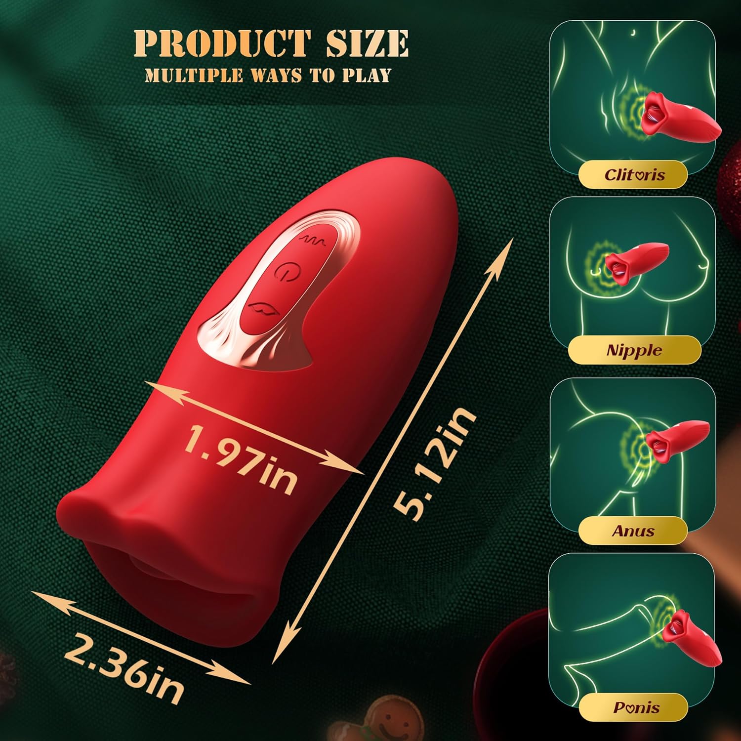 💥💥Sent-New Product Promotion-50% Discount-💋Red Lips and Weird Tongue