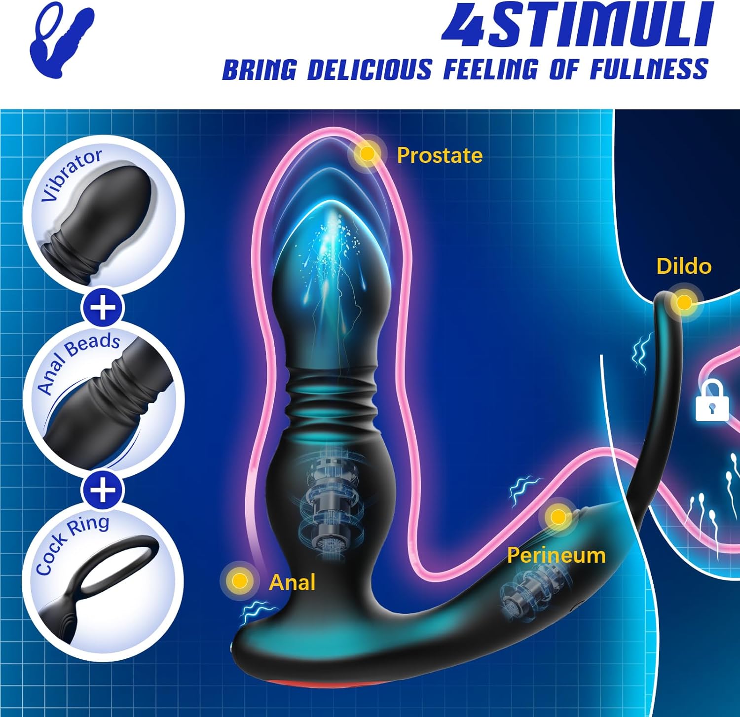 💥2024 Newly Developed Second Generation Supreme Series -😍💋 Multifunctional Anal Massager