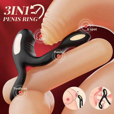 💥💥2024 Latest Explosive Supreme Series-3-in-1 Cock Ring