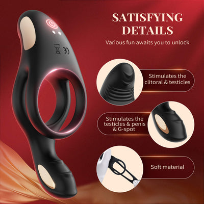 💥💥2024 Latest Explosive Supreme Series-3-in-1 Cock Ring