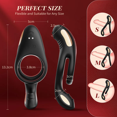 💥💥2024 Latest Explosive Supreme Series-3-in-1 Cock Ring