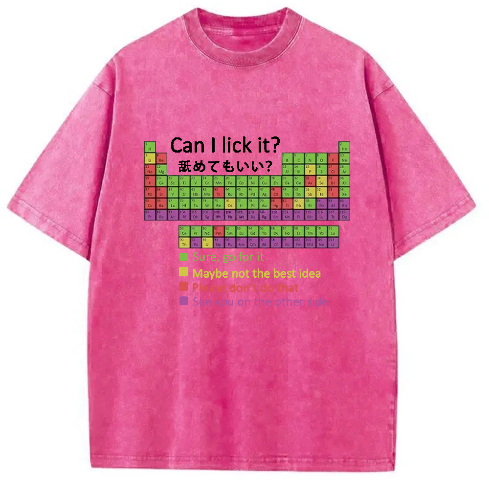 Tokyo-Assassin Can I Lick It Washed T-Shirt-Tokyo-Assassin