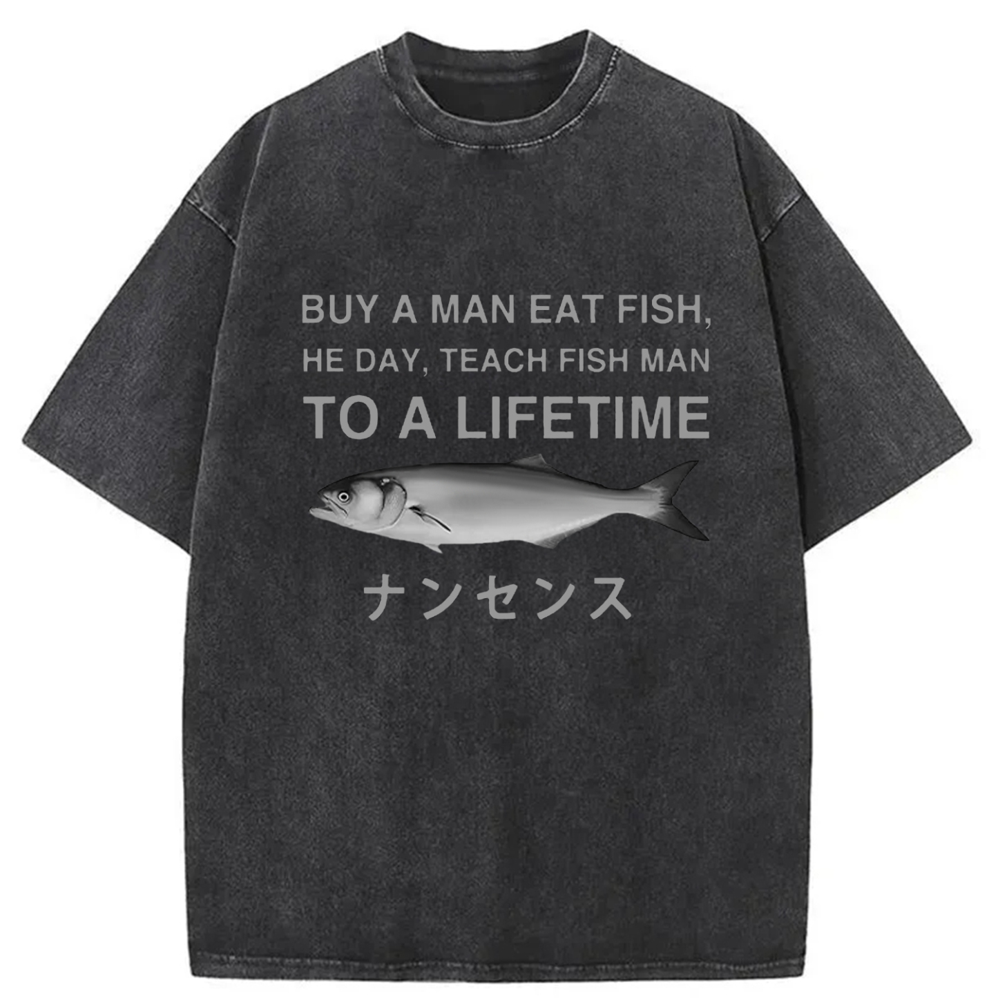 Tokyo-Assassin Funny To A Lifetime Washed T-Shirt-Tokyo-Assassin