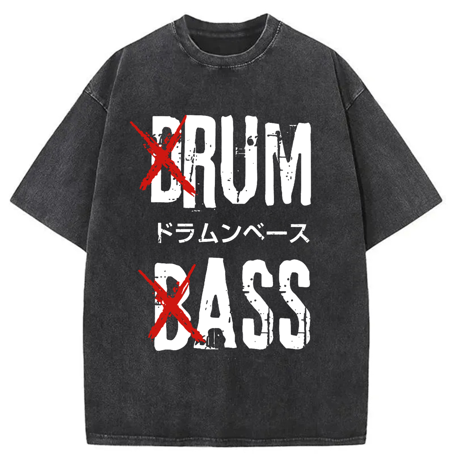 Tokyo-Assassin Funny Drum And Bass Washed T-Shirt-Tokyo-Assassin