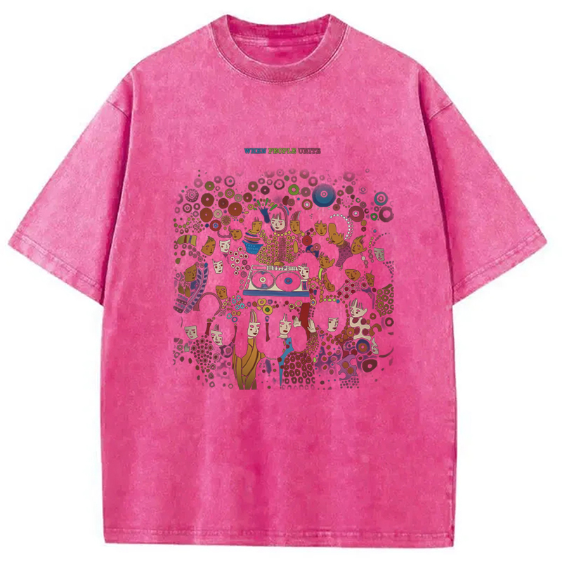 Tokyo-Assassin Artistic Creation Japanese Inspired Washed T-Shirt-Tokyo-Assassin