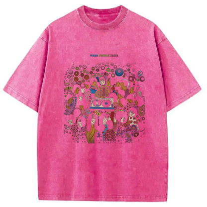 Tokyo-Assassin Artistic Creation Japanese Inspired Washed T-Shirt-Tokyo-Assassin