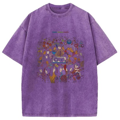 Tokyo-Assassin Artistic Creation Japanese Inspired Washed T-Shirt-Tokyo-Assassin